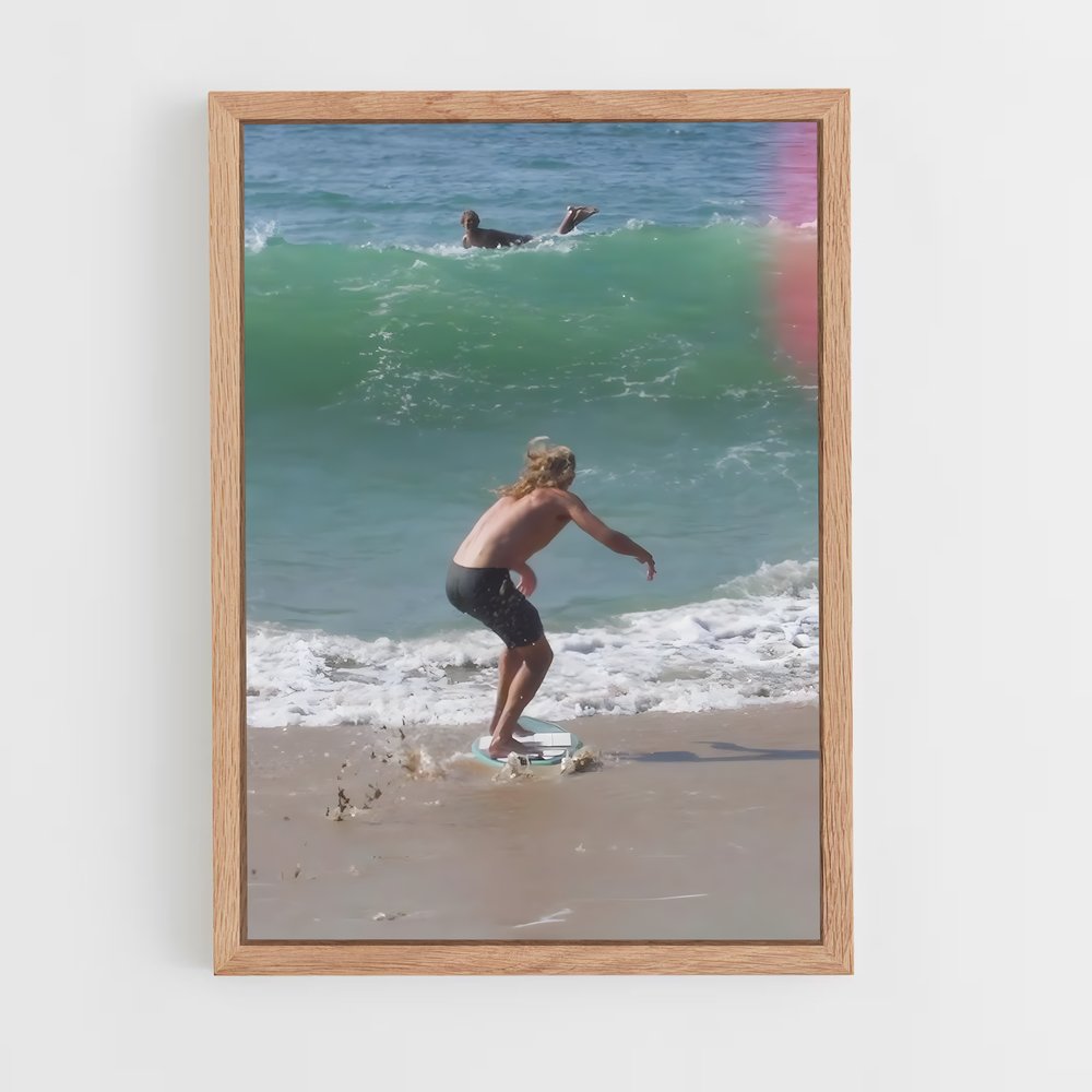 Poster Surfing Vibes – affiche Skimboard (vue 4)